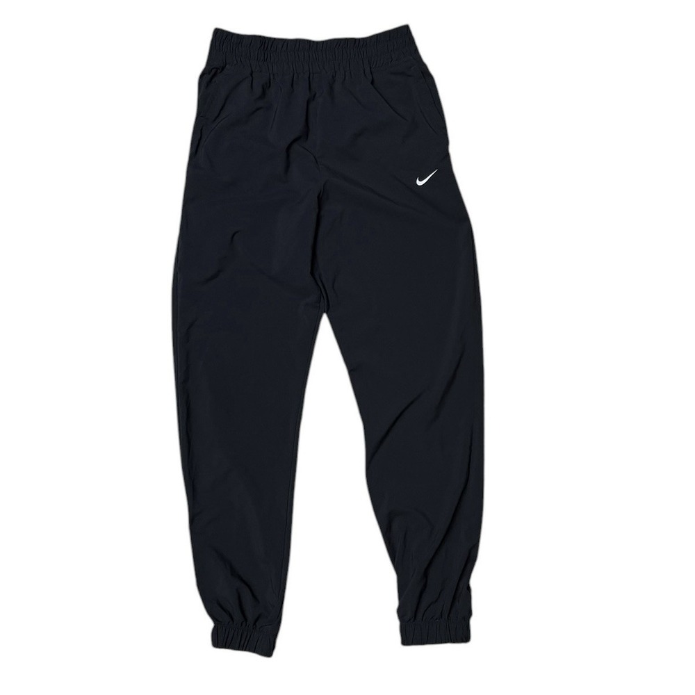 Nike Youth Dri-Fit Training Joggers Tapered Drawstring Pants Black Large
